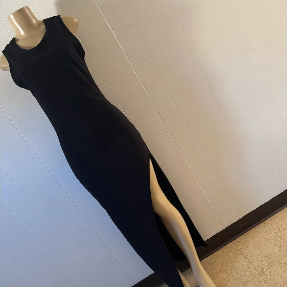 Open back slit maxi Dress size large - Picture 3 of 6
